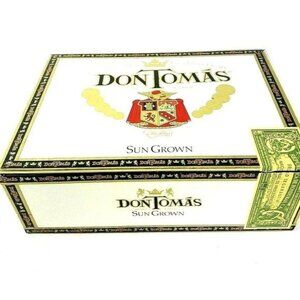 Don Tomas Wooden Cigar Box Empty Room Decor Handmade Display Storage